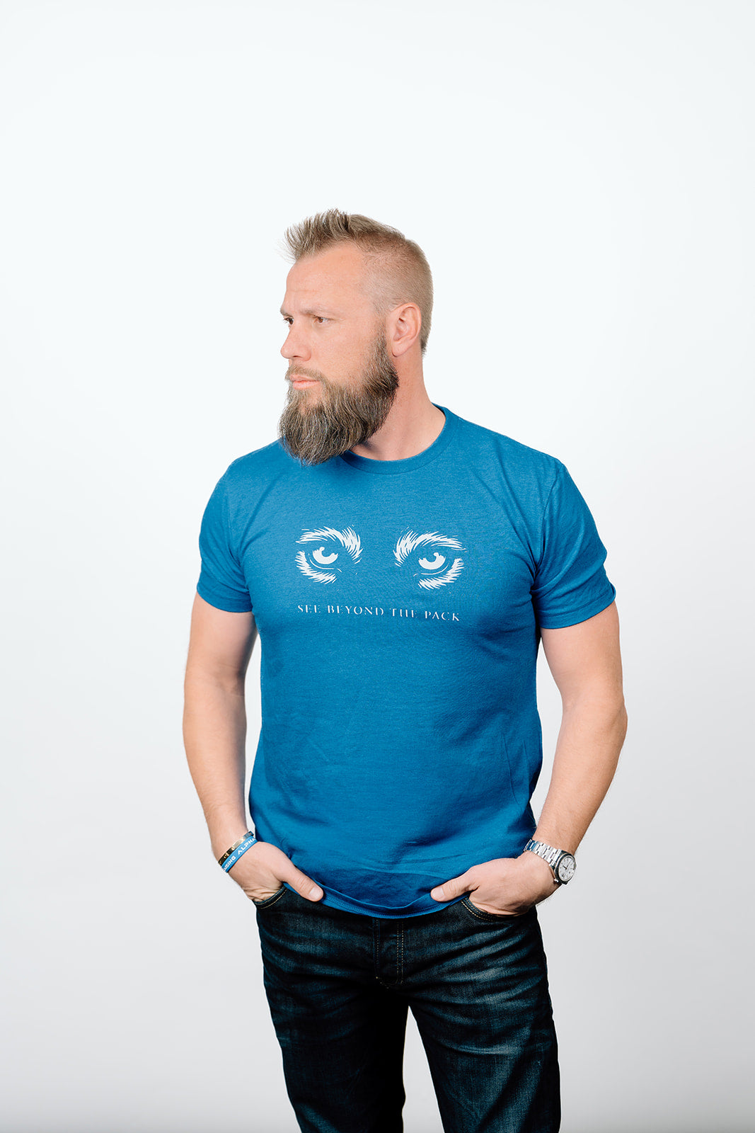See Beyond the Pack – Alpha Vision Tee (Blue)